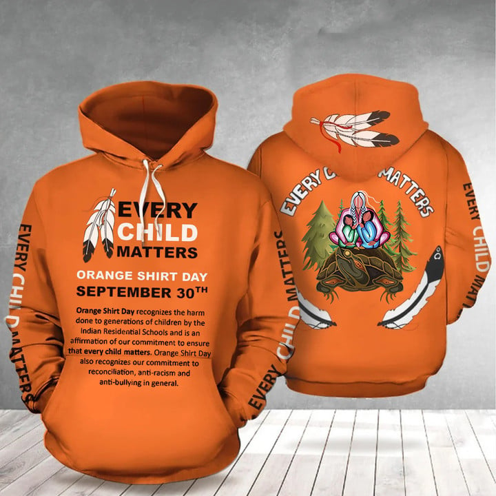 Every Child Matters Hoodie Orange Shirt Day September 30th Every Child Matters Clothing Gift