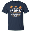 Cute 47th Wedding Anniversay Shirt For Couple Ultra Cotton T-Shirt