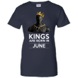 Black Panther Kings are born in June Ladies shirt