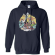 Rick And Morty Dimension 35-C G185 Gildan Pullover Hoodie 8 oz