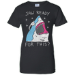 Jaw ready for this Shark Ladies shirt