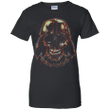 Burning Dark Darth Vader Skull - Star Wars Ladies shirt