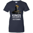 Black Panther Kings are born in October Ladies shirt