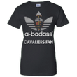 CAVALIERS FAN - Cleveland Cavaliers a-badass Adidas logo Ladies shirt