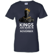 Black Panther Kings are born in November Ladies shirt