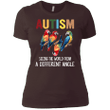 Autism T Shirt Ladies Boyfriend T-Shirt