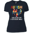 Autism T Shirt Ladies Boyfriend T-Shirt
