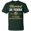 26 Years Wedding Anniversary Shirt Perfect Gift For Couple Ultra Cotto