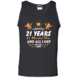 Cute 21st Wedding Anniversay Shirt For Couple Tank Top