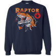 Ghost World raptor G180 Gildan Crewneck Pullover Sweatshirt 8 oz