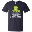 Be A Frog T Shirt Funny Frog Lover Gifts T-shirt Mens V-Neck T-Shirt