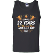 Cute 22nd Wedding Anniversay Shirt For Couple Tank Top