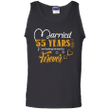 55 Years Wedding Anniversary Shirt For Husband And Wife Tank Top