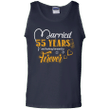 55 Years Wedding Anniversary Shirt For Husband And Wife Tank Top