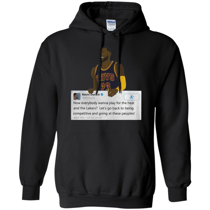Kevin Durant Tweet - Labron James Hoodie