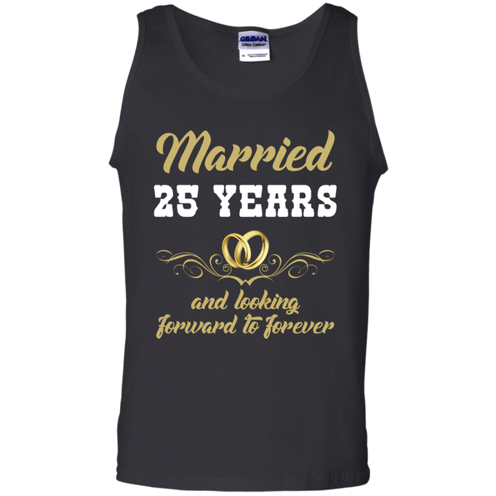 25 Years Wedding Anniversary Shirt Perfect Gift For Couple Tank Top