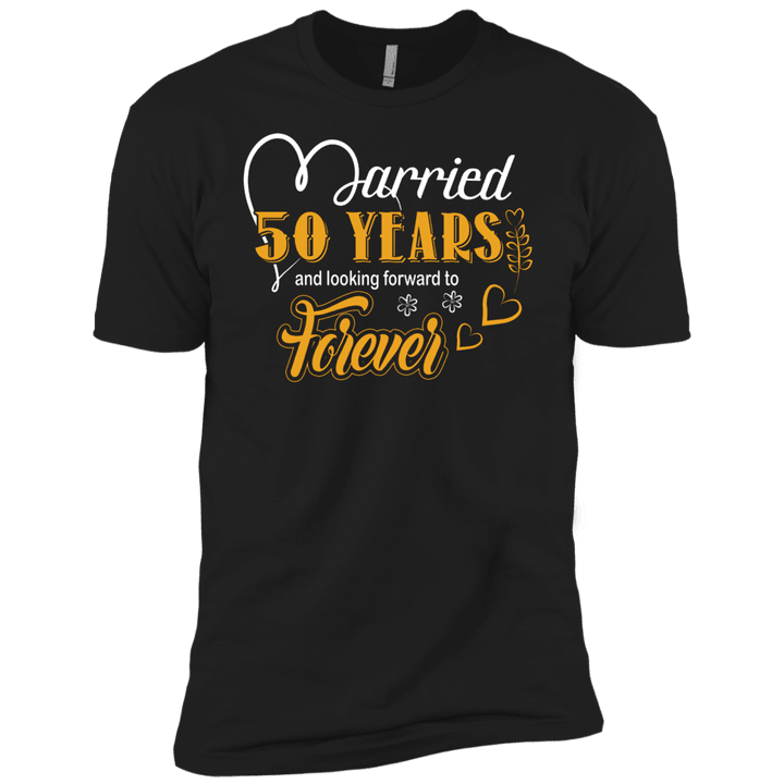 50 Years Wedding Anniversary Shirt For Husband And Wife Short Sleeve T