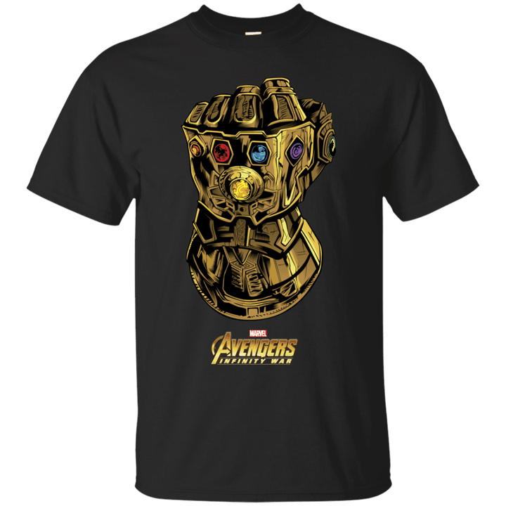 Marvel Avengers Infinity War Gauntlet Gems Graphic T shirt