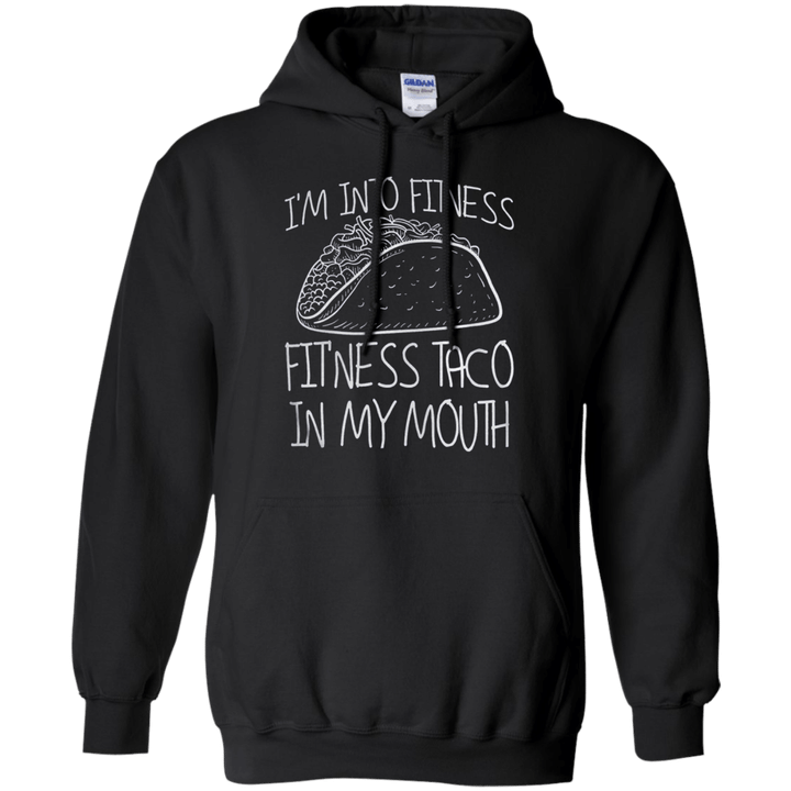 Fit this fitness taco funny gym G185 Gildan Pullover Hoodie 8 oz