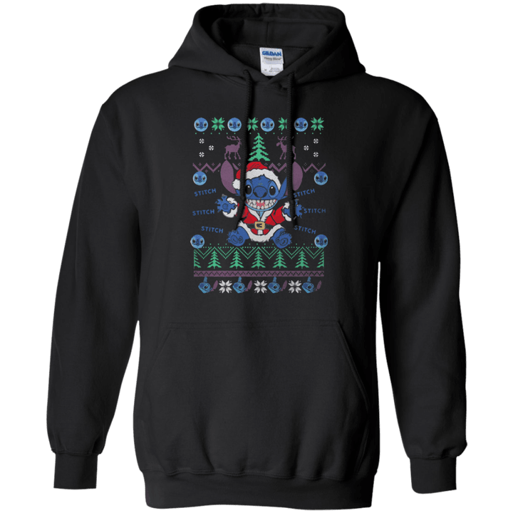 Stitch ugly christmas sweater Hoodie