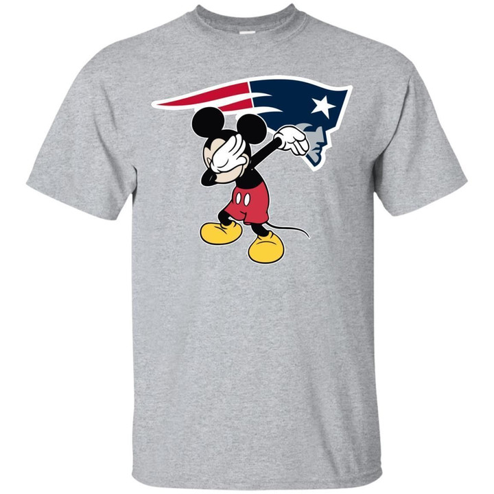 Dabbing Mickey Funny Love New England Patriots America Football Mens
