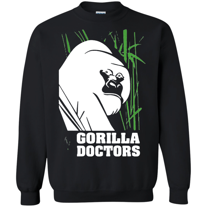 Gorilla Doctors G180 Gildan Crewneck Pullover Sweatshirt 8 oz