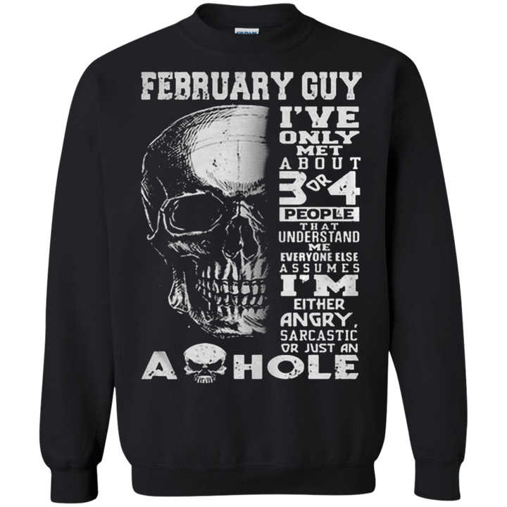 February Guy Ive Only Met G180 Gildan Crewneck Pullover Sweatshirt 8