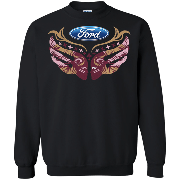 Ford Cares Breast Cancer G180 Gildan Crewneck Pullover Sweatshirt 8 o