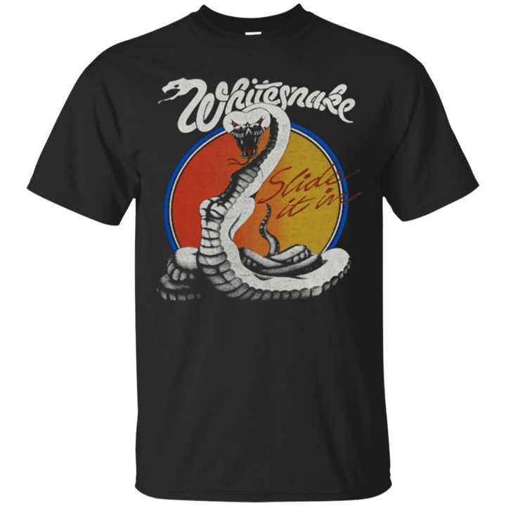 Whitesnake Slide it In Tour Concert Tee Original 1984 Replica Classic