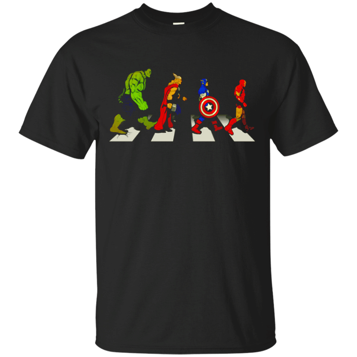 The superheroes Road with Hulk G200 Gildan Ultra Cotton T-Shirt