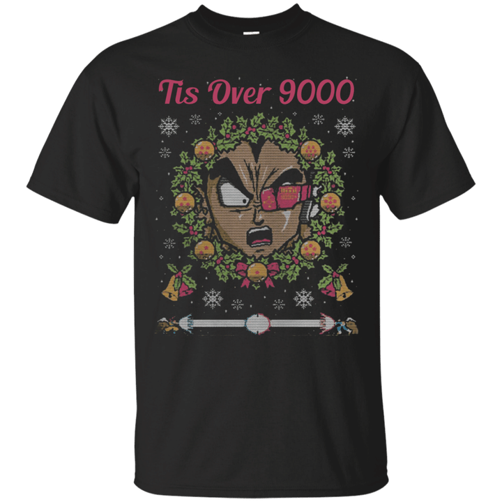 Dragon Ball Tis Over 9000 Cod Holiday T shirt