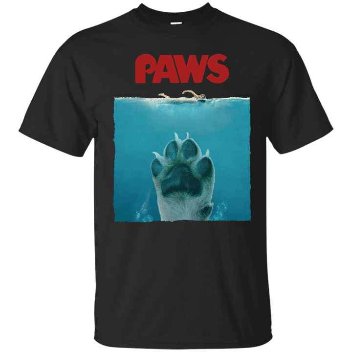 Funny Awesome Paws Movie Parody Dog Mens Womens Apparel