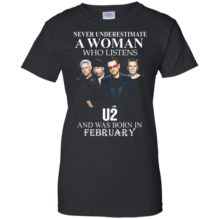 Never underestimate a woman who listens to U2 and was born in February