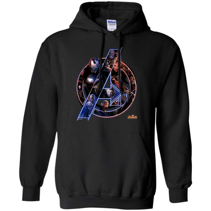 Marvel Avengers Infinity War Neon Team Premium Hoodie