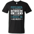 4x College Shirt Pipeliner Welder Welding Pipeline Gift Mens V-Neck T