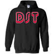Womens DST Delta Style Crimson and Creme G185 Gildan Pullover Hoodie