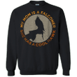 Mom Is a Falconer G180 Gildan Crewneck Pullover Sweatshirt 8 oz