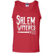 Witches In Halloween With Salem Broom Salem Witches Tank Top