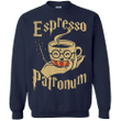 Espresso Patronum G180 Gildan Crewneck Pullover Sweatshirt 8 oz