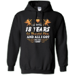 Cute 18th Wedding Anniversay Shirt For Couple Pullover Hoodie