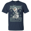 Olaf frozen ugly christmas sweater T shirt