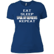 Eat - Sleep - Spoil My Nephew - Repeat Ladies Boyfriend T-Shirt