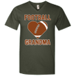84 Football Grandma Shirt Gift For Grandma Mens V-Neck T-Shirt