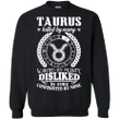 Taurus Confronted G180 Gildan Crewneck Pullover Sweatshirt 8 oz