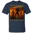 Marvel Black Panther Movie Wakanda Forever Graphic T shirt