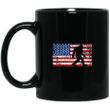 American flag bigfoot funny 4th of july sasquatch mug