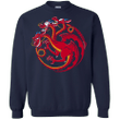 Dragon not Lizard - Game of Thrones G180 Gildan Crewneck Pullover Swea