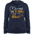 16 Years Wedding Anniversary Shirt For Husband And Wife Hooded Sweatsh