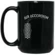 Air accordion musical instrument mug