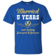 5 Years Wedding Anniversary Shirt Perfect Gift For Couple Ultra Cotton